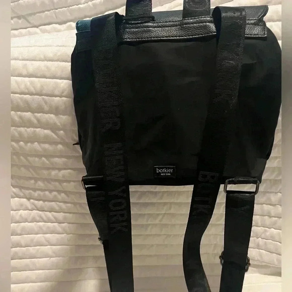Botkier Trigger Mini Nylon Backpack NewYork Bag black purse women carry all - Picture 2 of 9